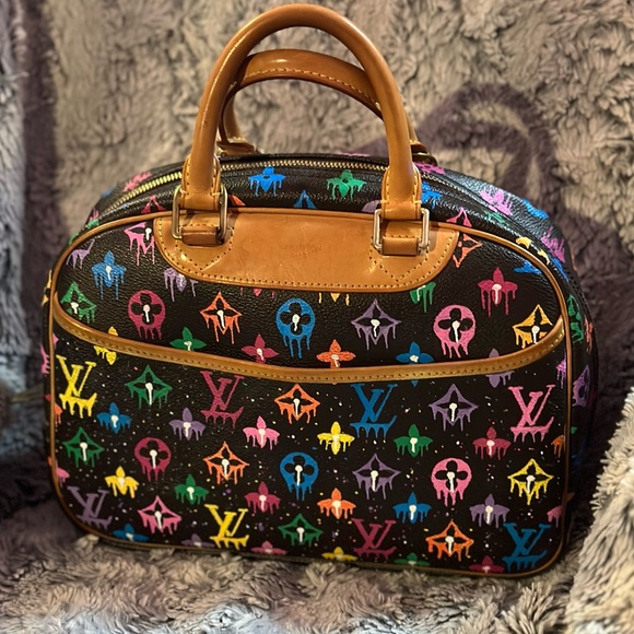 Louis Vuitton Handbags - Authentic Vintage 2005 Louis Vuitton Monogram Canvas Graffiti Style Handbag